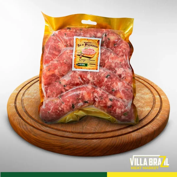 Linguiça só o diamante queijo e bacon - Kg