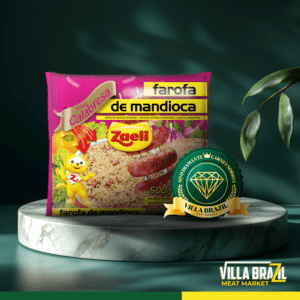 Toasted Cassava Flour (Farofa) - Calabrese Sausage Flavor - Zaeli (500g)