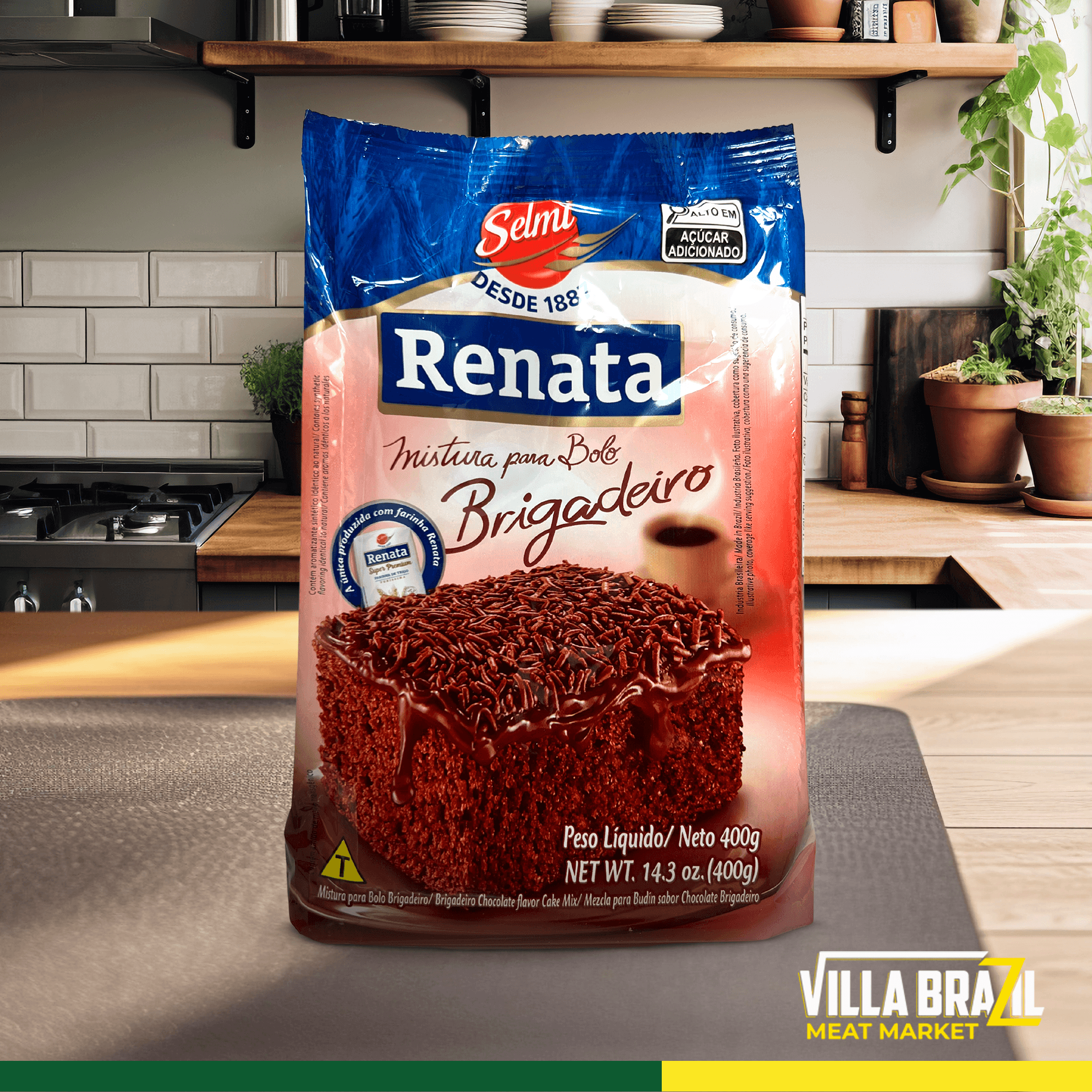 Mistura de Bolo Renata Brigadeiro - 400g