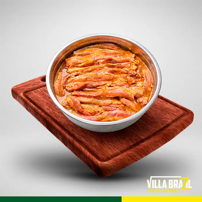 Entremeada Temperada com Vinho Branco – Marinated Pork Belly